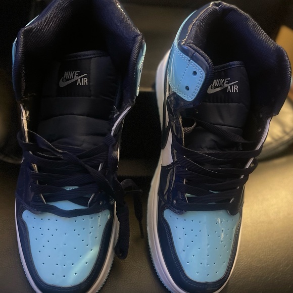 Air Jordan 1 Retro High OG ‘Blue Chill’ Brand New Size 9 - Picture 3 of 4